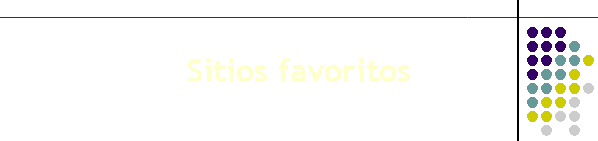 Sitios favoritos